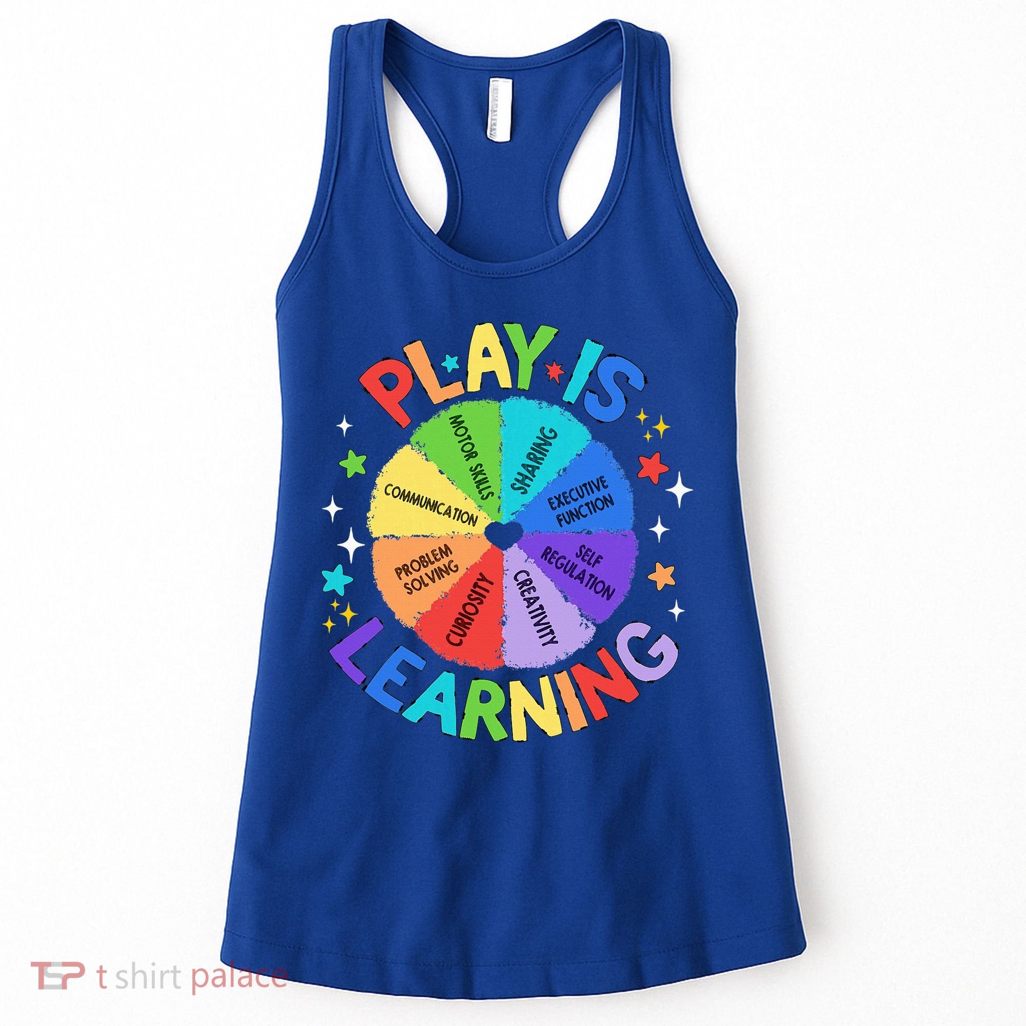 Play Is Learning Teachers Preschool Women's Tank Top