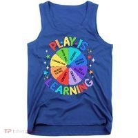 Play Is Learning Teachers Preschool Tank Top thumb 0
