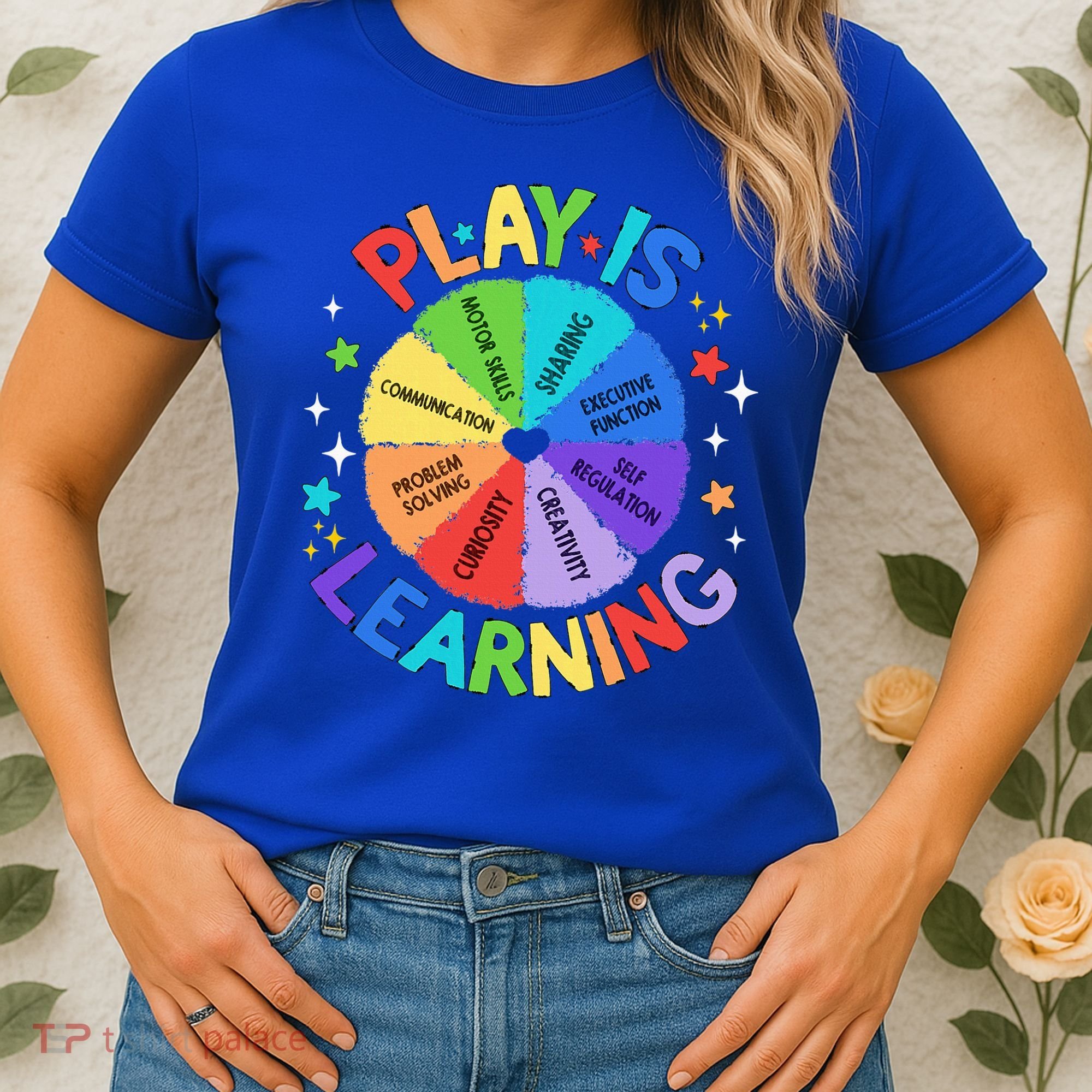 Play Is Learning Teachers Preschool Women's T-Shirt