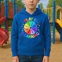 Play Is Learning Teachers Preschool Kids Hoodie thumb 2