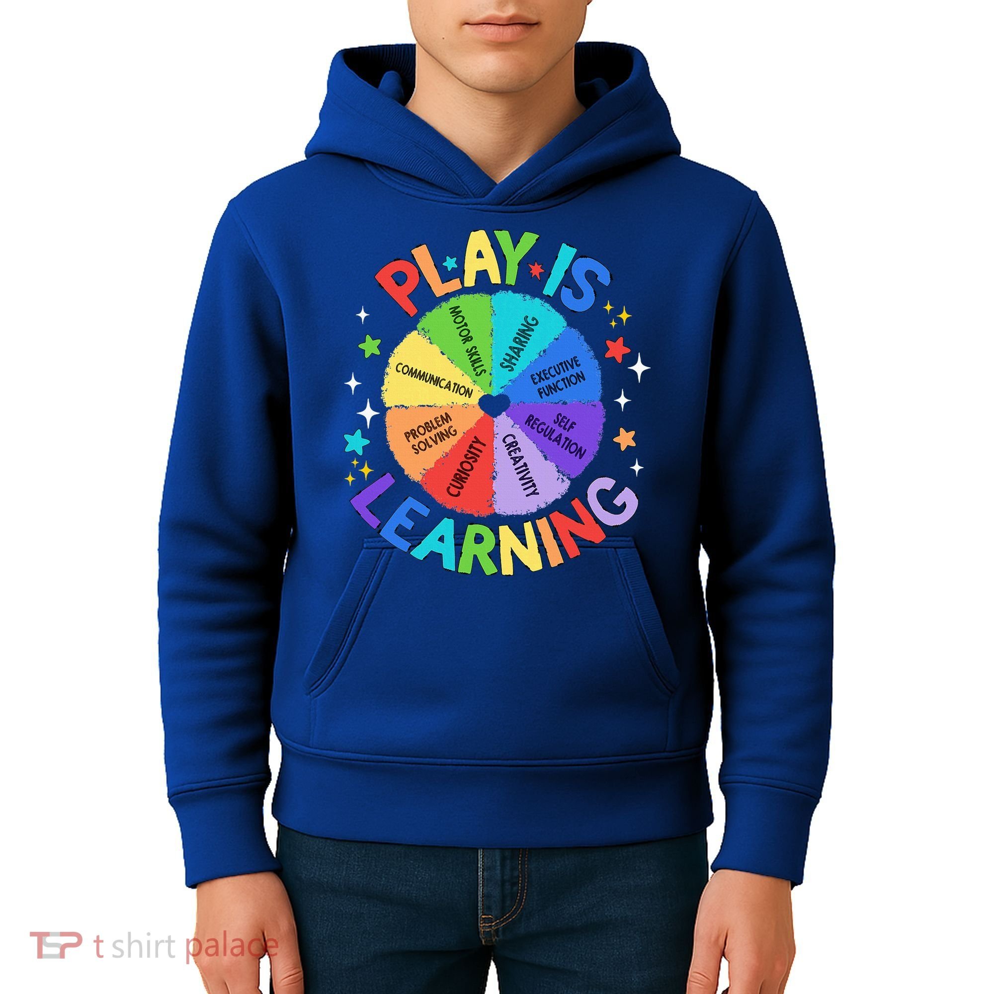 Play Is Learning Teachers Preschool Kids Hoodie