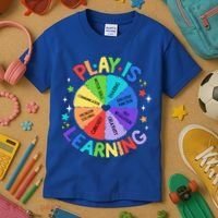 Play Is Learning Teachers Preschool Kids T-Shirt thumb 3