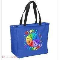 Play Is Learning Teachers Preschool Tote Bag thumb 2
