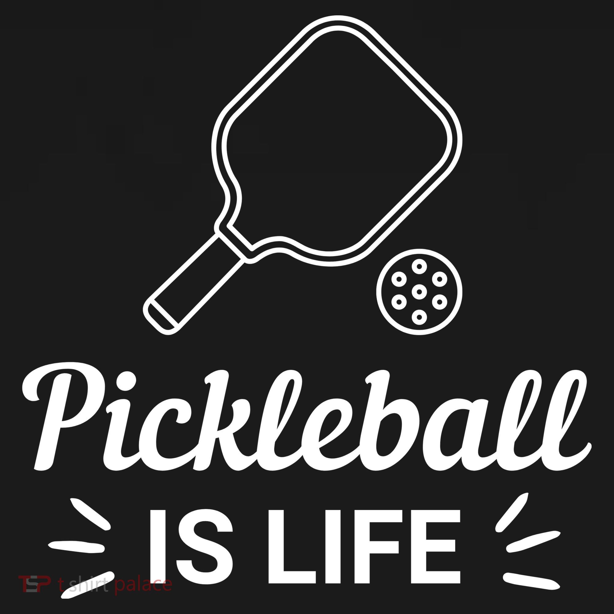 Pickleball Is Life Dink Enthusiast Gift. Backpack