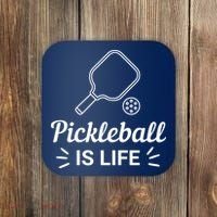 Pickleball Is Life Dink Enthusiast Gift. Coaster thumb 0