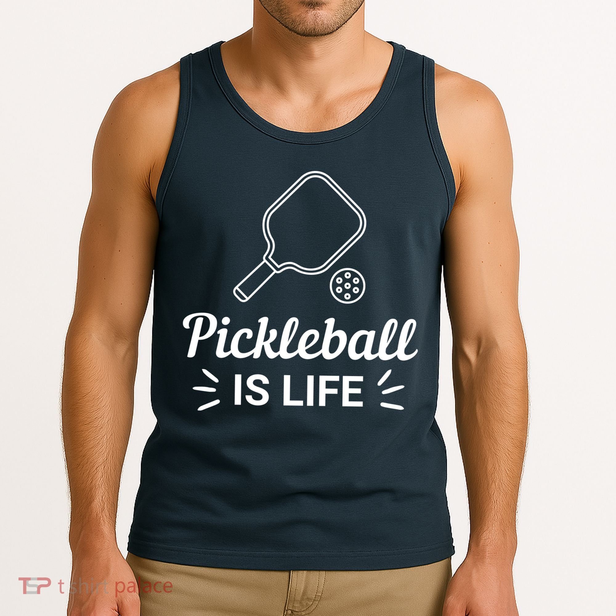 Pickleball Is Life Dink Enthusiast Gift. Tank Top