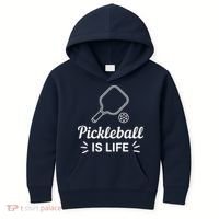Pickleball Is Life Dink Enthusiast Gift. Kids Hoodie thumb 0