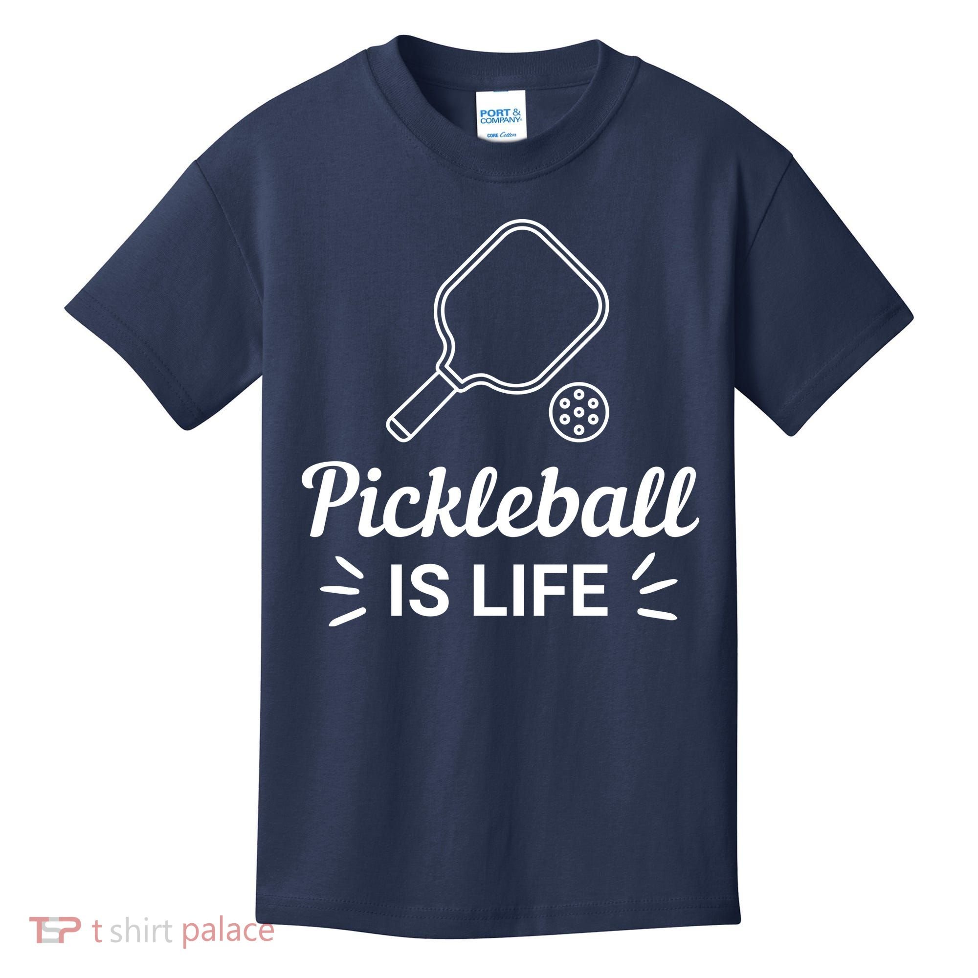 Pickleball Is Life Dink Enthusiast Gift. Kids T-Shirt