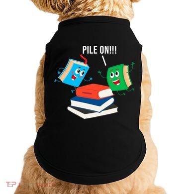 Pile On Books Doggie Tank