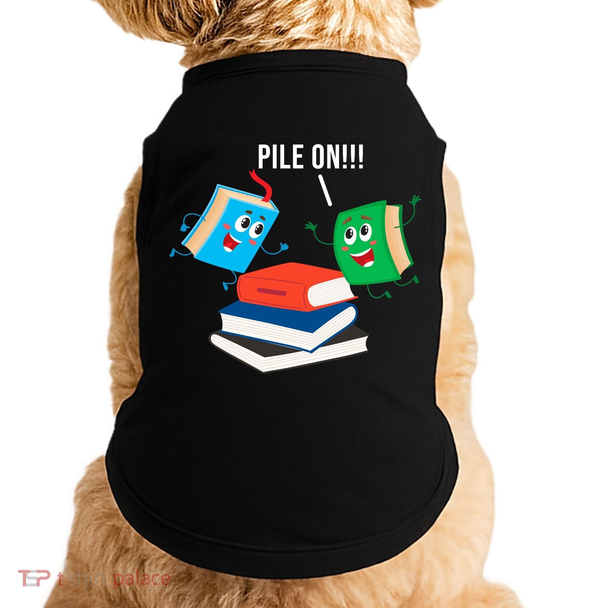Pile On Books Doggie Tank