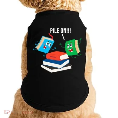 Pile On Books Doggie Tank