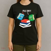 Pile On Books T-Shirt thumb 4