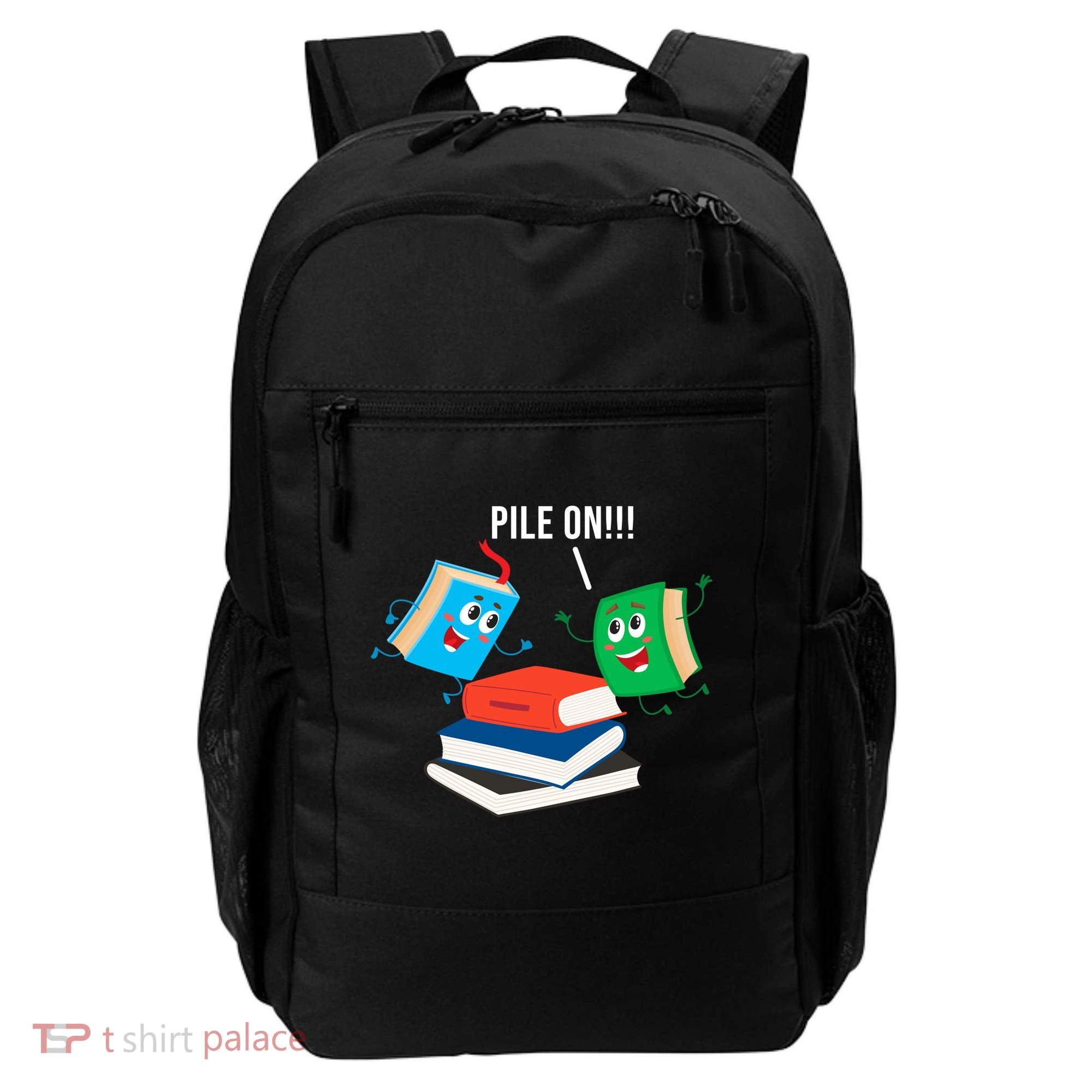 Pile On Books Backpack