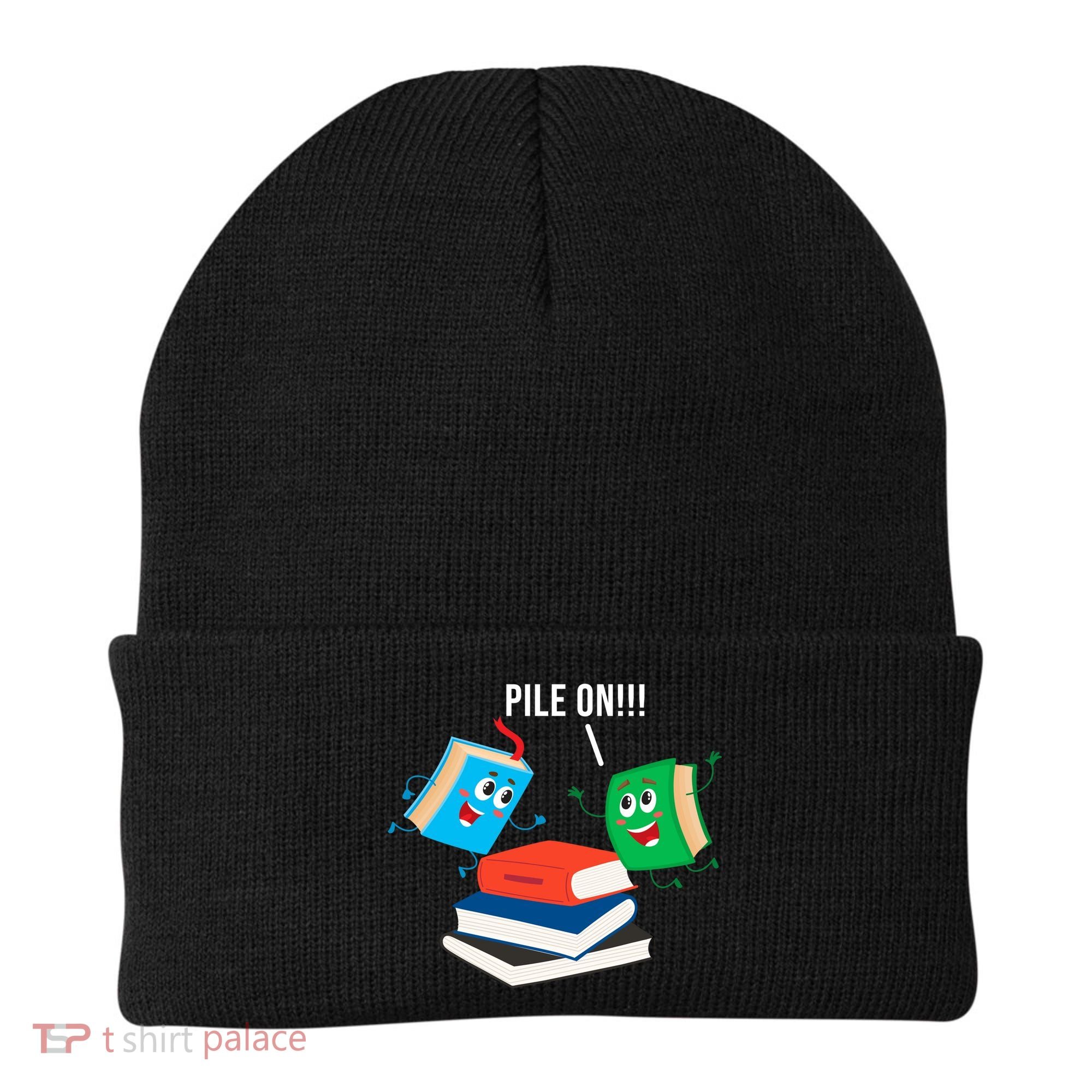 Pile On Books Beanie