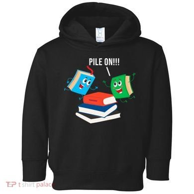 Pile On Books Toddler Hoodie