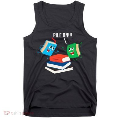 Pile On Books Tank Top