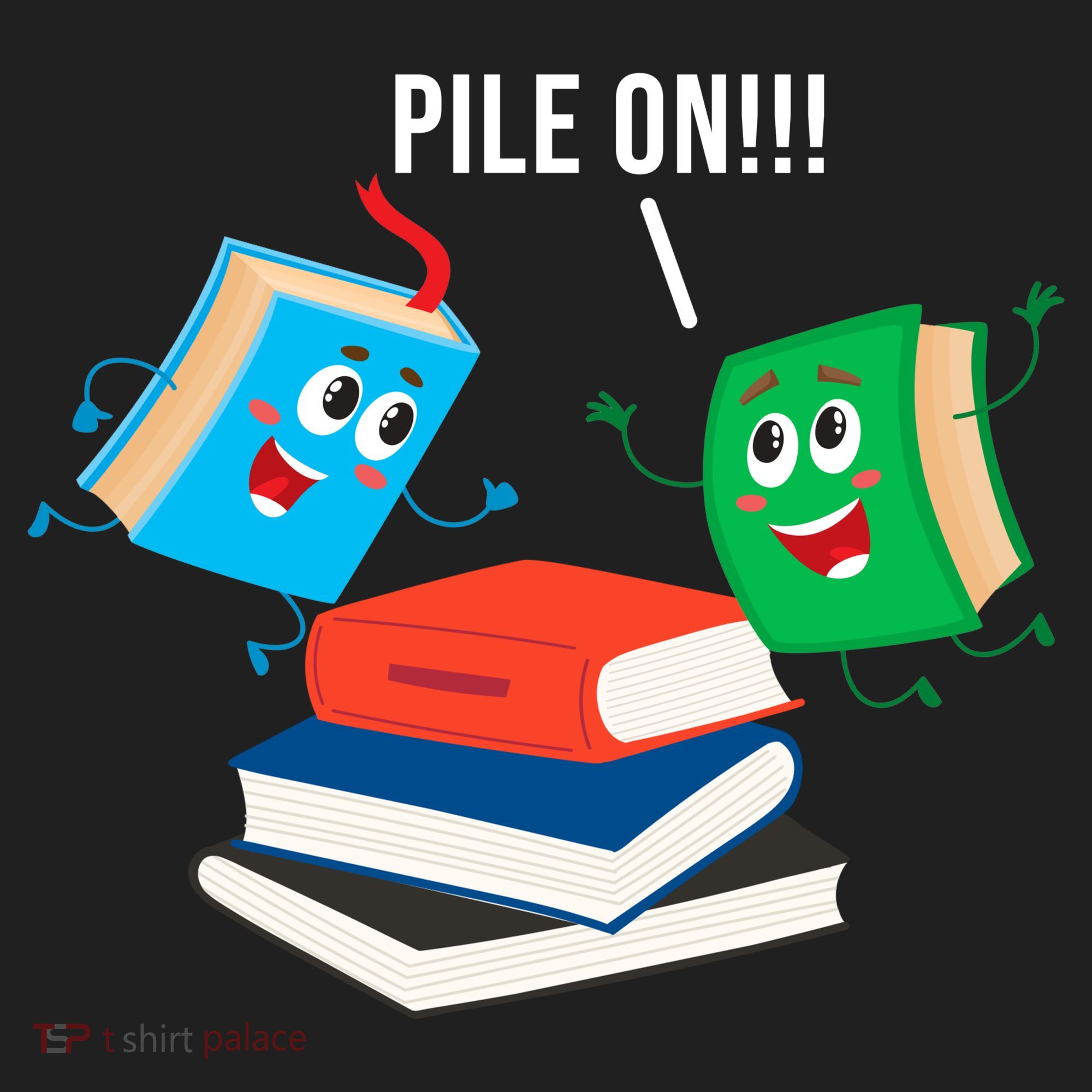 Pile On Books Golf Towel