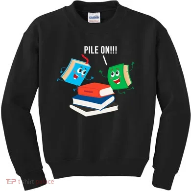 Pile On Books Kids Sweatshirt