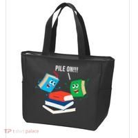 Pile On Books Tote Bag thumb 3
