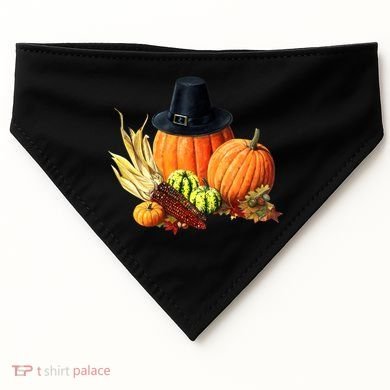 Pilgrim Thanksgiving USA-Made Doggie Bandana
