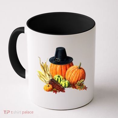 Pilgrim Thanksgiving Coffee Mug