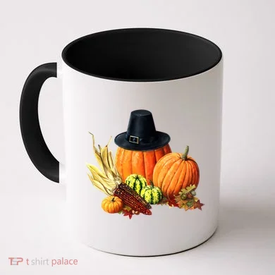 Pilgrim Thanksgiving Coffee Mug