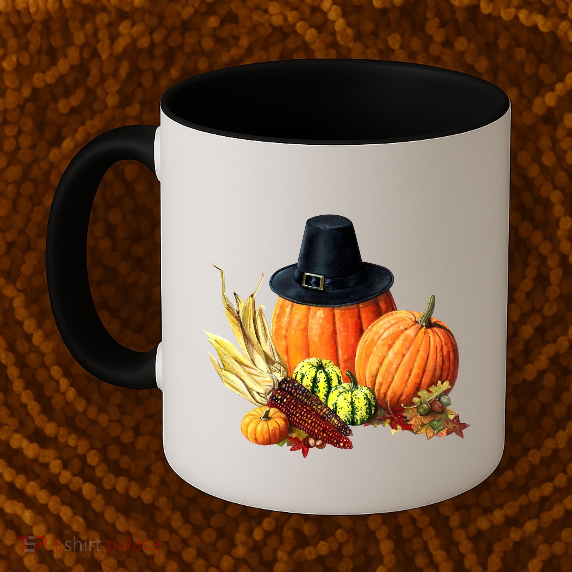 Pilgrim Thanksgiving Coffee Mug