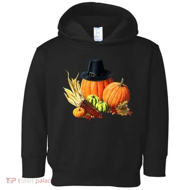 Pilgrim Thanksgiving Toddler Hoodie