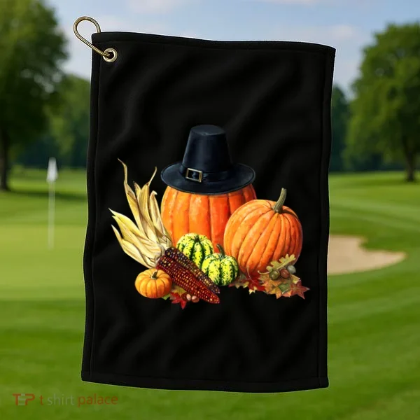 Pilgrim Thanksgiving Golf Towel