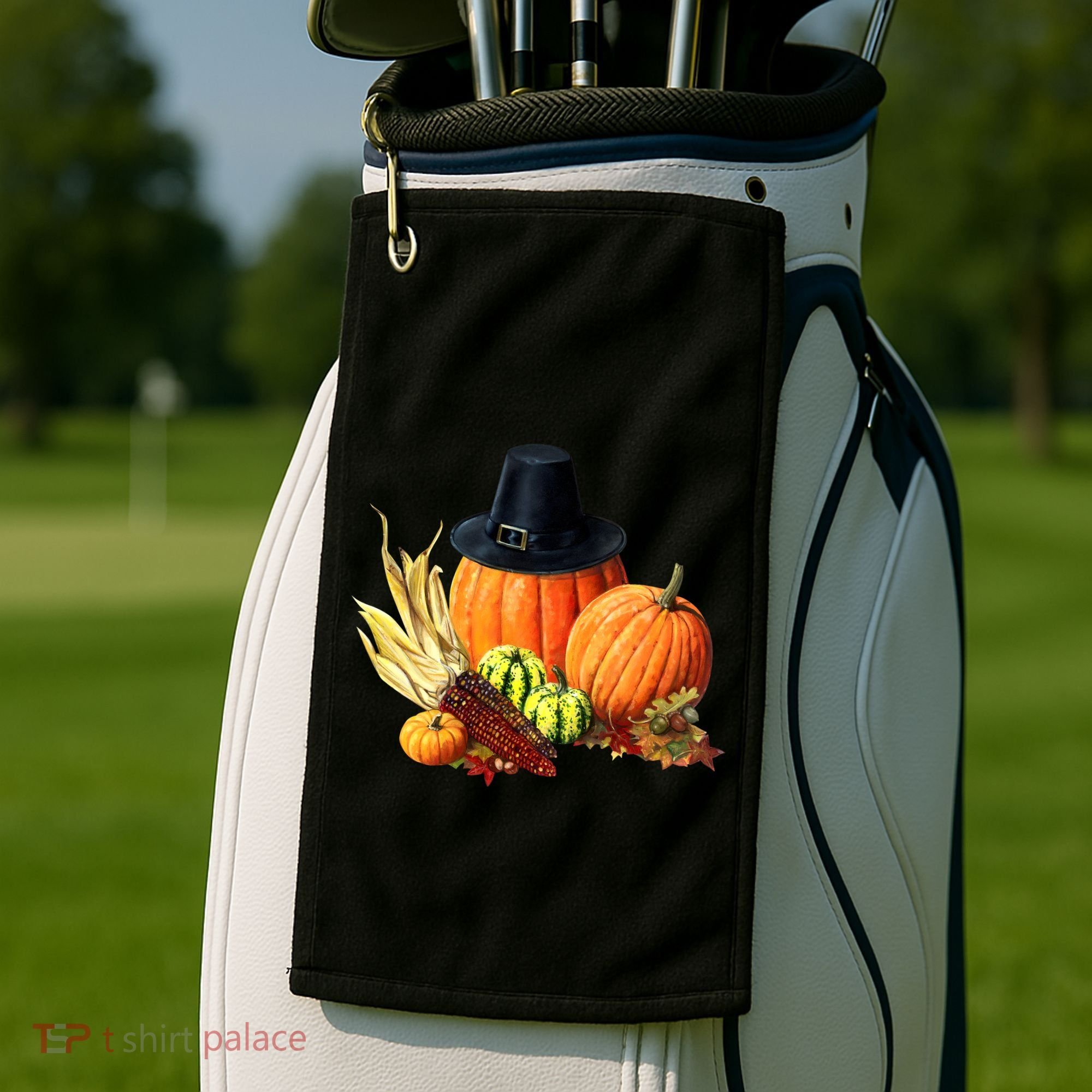 Pilgrim Thanksgiving Golf Towel