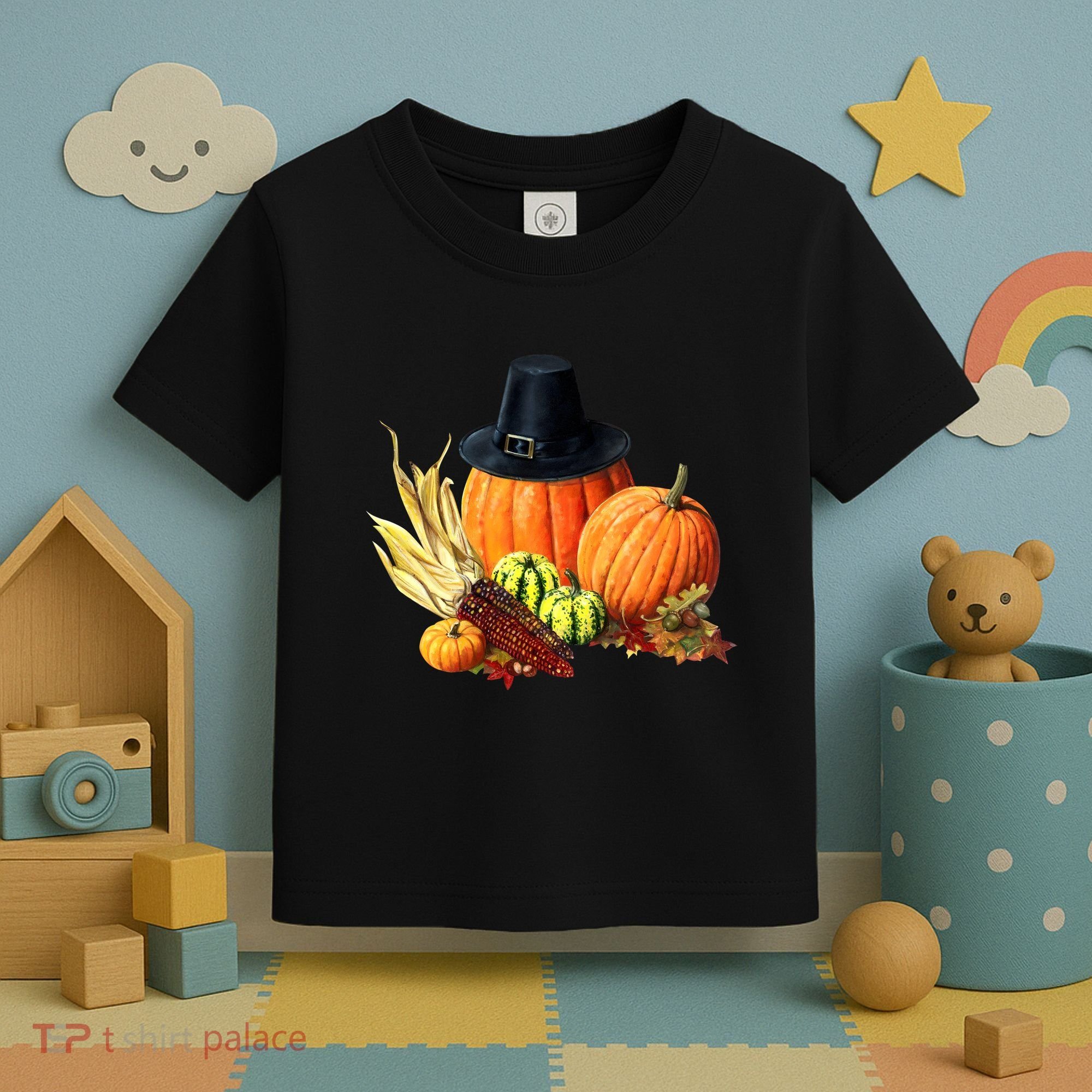 Pilgrim Thanksgiving Toddler T-Shirt