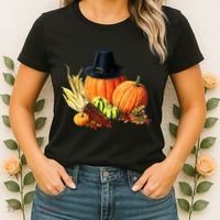 Pilgrim Thanksgiving Women's T-Shirt thumb 2