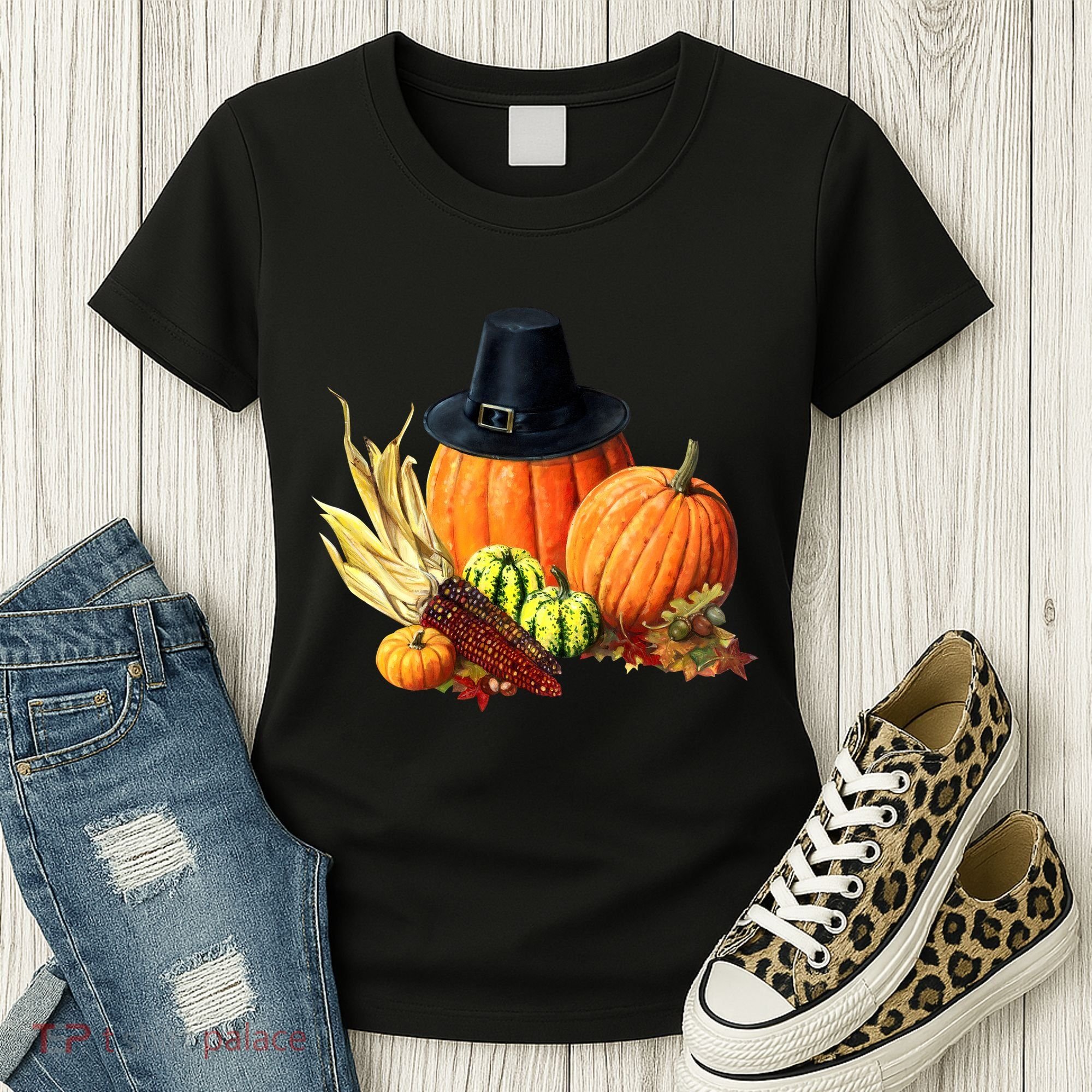 Pilgrim Thanksgiving Women's T-Shirt