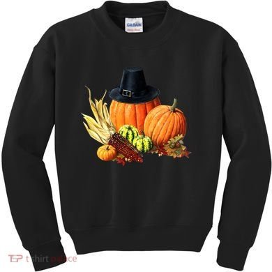 Pilgrim Thanksgiving Kids Sweatshirt