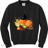 Pilgrim Thanksgiving Kids Sweatshirt thumb 0