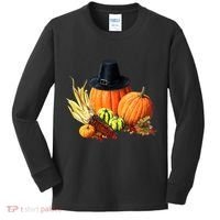 Pilgrim Thanksgiving Kids Long Sleeve Shirt thumb 0