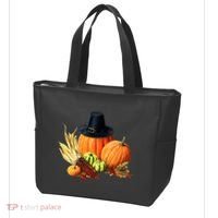Pilgrim Thanksgiving Tote Bag thumb 3