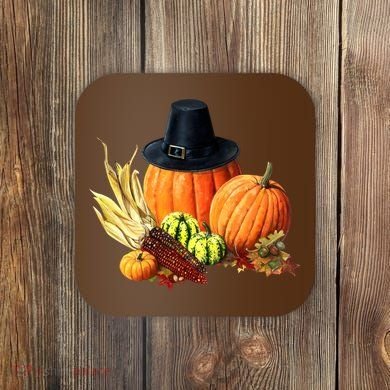 Pilgrim Thanksgiving Coaster