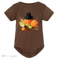 Pilgrim Thanksgiving Baby Bodysuit thumb 0