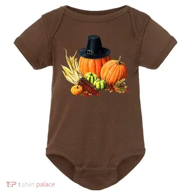 Pilgrim Thanksgiving Baby Bodysuit