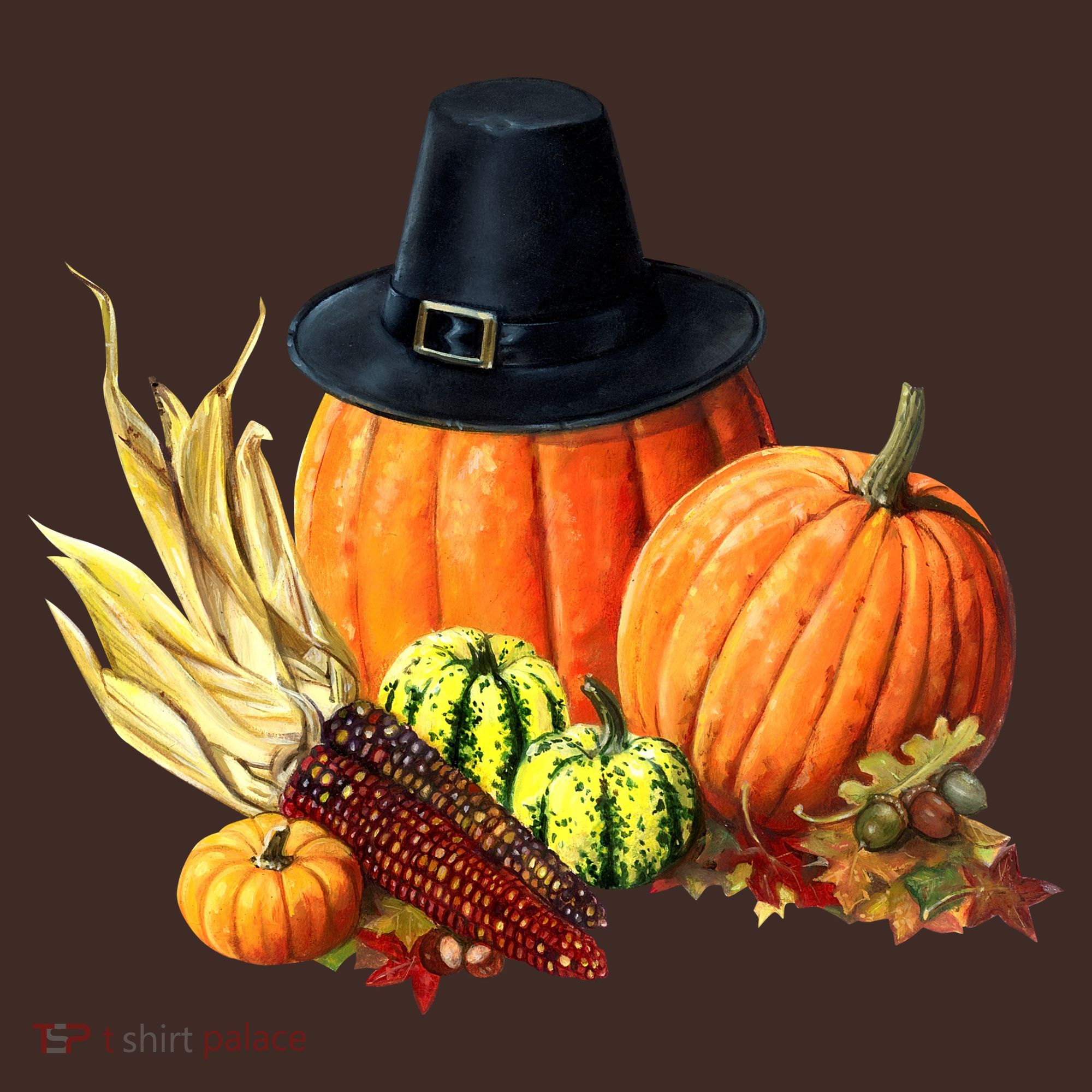 Pilgrim Thanksgiving Kids Hoodie