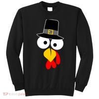 Pilgrim Turkey Big Face Thanksgiving Sweatshirt thumb 0