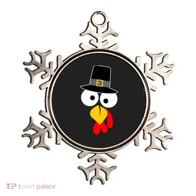 Pilgrim Turkey Big Face Thanksgiving Ornament