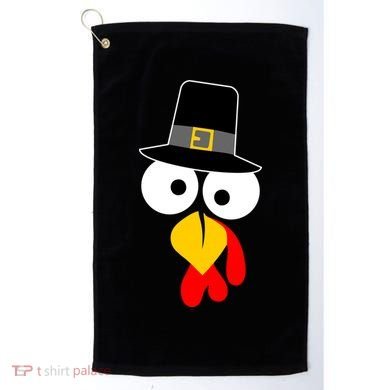 Pilgrim Turkey Big Face Thanksgiving Golf Towel