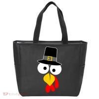 Pilgrim Turkey Big Face Thanksgiving Tote Bag thumb 0