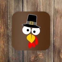 Pilgrim Turkey Big Face Thanksgiving Coaster thumb 0