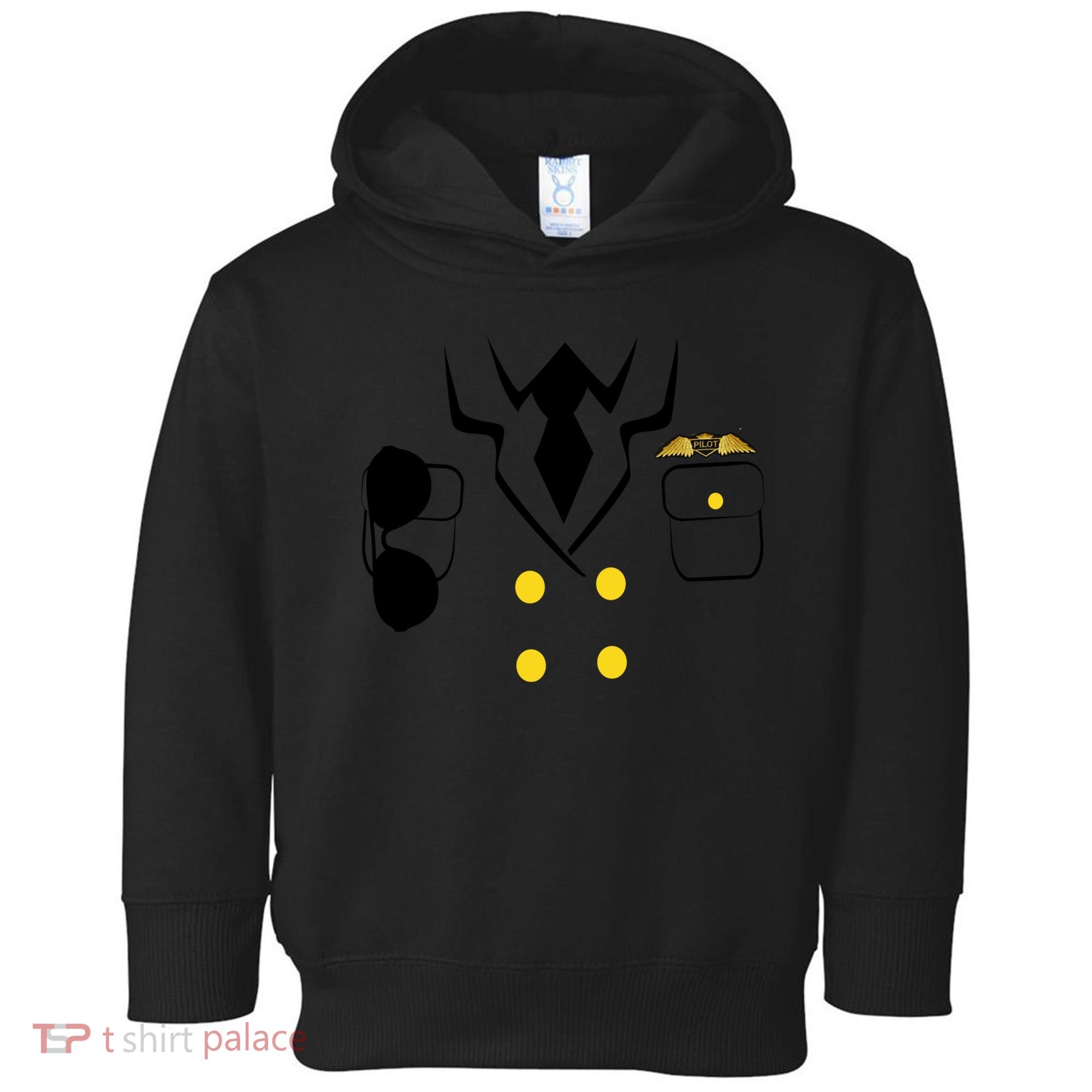 Pilot Costume Uniform Toddler Hoodie