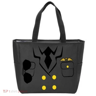 Pilot Costume Uniform Tote Bag