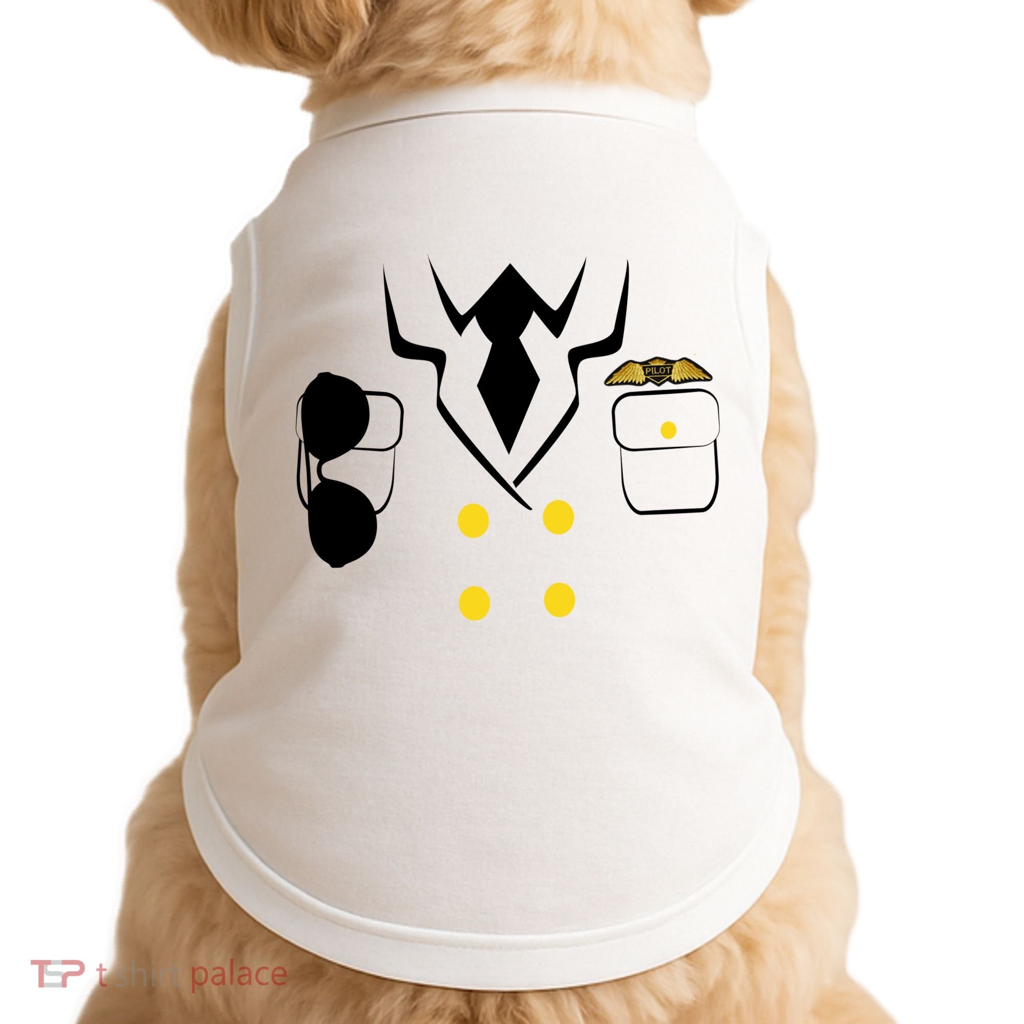 Pilot Costume Uniform Doggie Tank