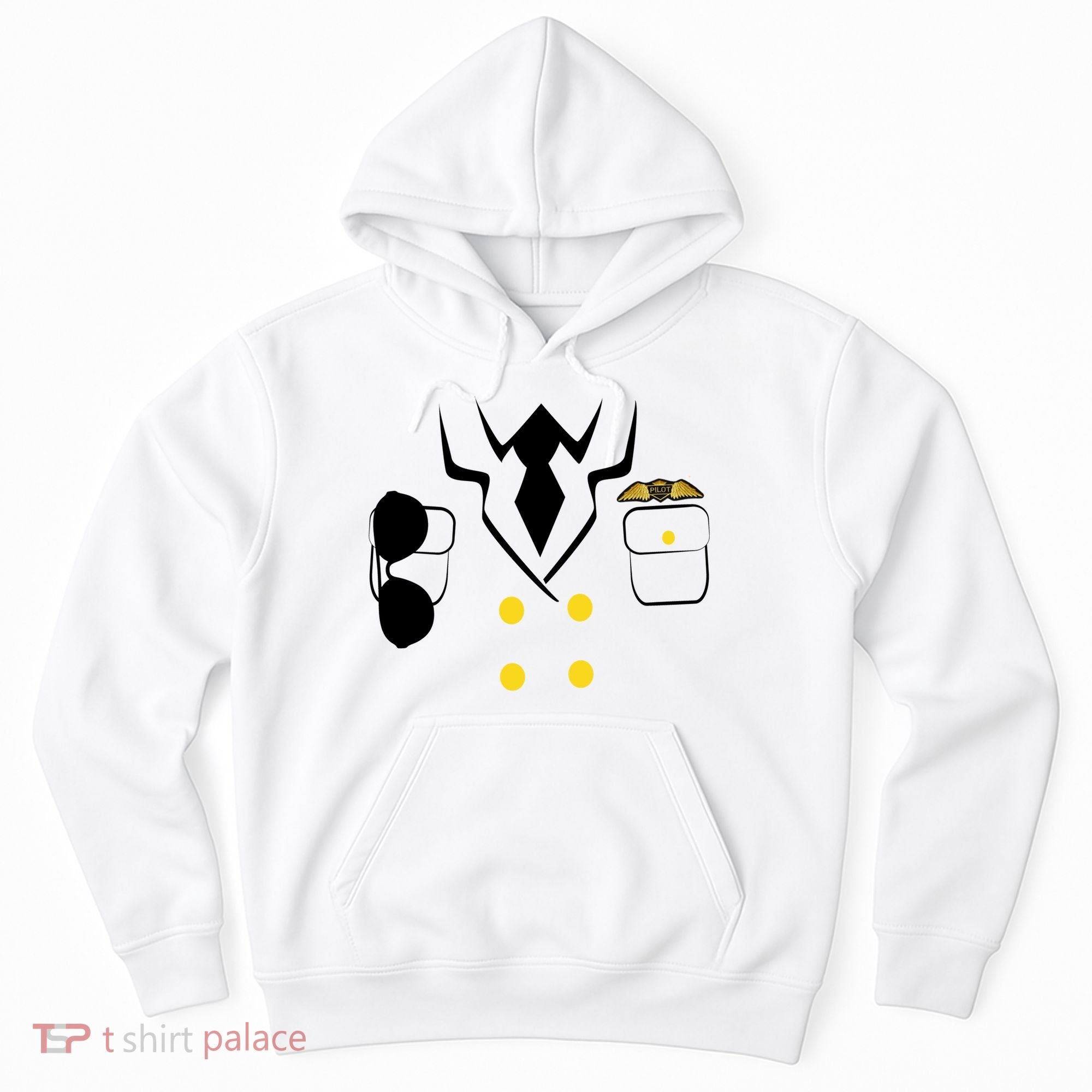 Pilot Costume Uniform Hoodie